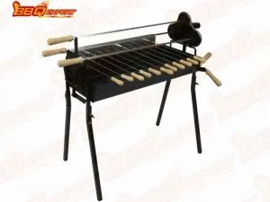 فروش داغ کباب زغالی قبرس با سوپ روتیسری سیاه و سبز کباب پز گریل کباب پز